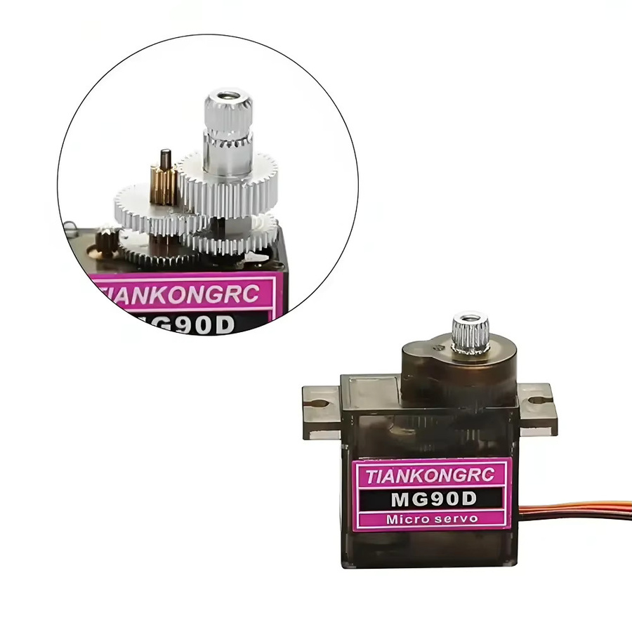 Stemedu MG90D Micro Servo Motor, Vollmetallgetriebe, 1-10 Stück - Bild 2