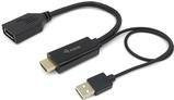 Equip HDMI auf DisplayPort Adapter in Schwarz für 4K UHD mit 0,15 m Kabellänge - Bild 1