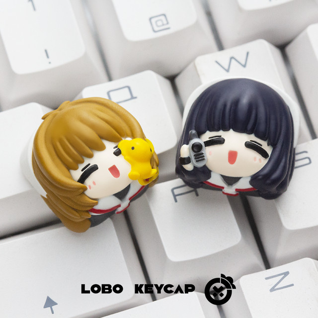 Ajazz Card Captor Sakura Kinomoto Sakura Keycap Clow Wizard Anime Charakter Esc-Ersatztastatur-Zubehör in Multicolour - Bild 1