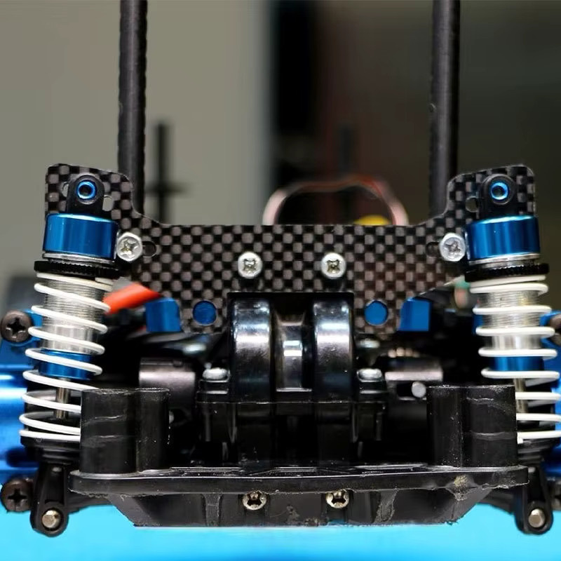 Tamiya TT02/TT02R Carbonfaser-Stoßdämpferbrücke, Zubehör, Carbonfaser - Bild 2
