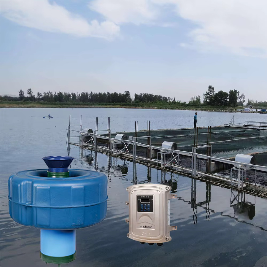 XMSJ Schwimmende Teichbelüfterpumpe 750W 48V DC Blau Fischzucht-Sauerstoffgenerator für Aquakultur-Wasserbelüftung - Bild 2