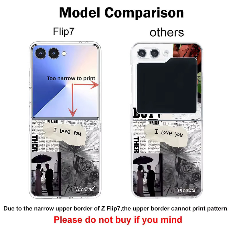 Transparente Reisekarten-Muster Handyhülle aus hartem PC für Samsung Galaxy Z Flip 7, 6, 5, 4, 3 - Bild 2