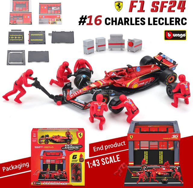 Bburago Ferrari, Automodell, 1:43, Metall, Set / Bundle - Bild 1