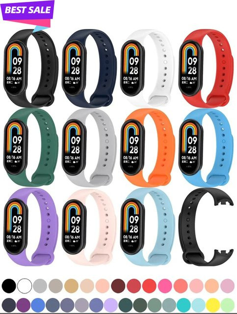 Uhrenarmband für Xiaomi Mi Band 8-9, Silikon, Unisex - Bild 1