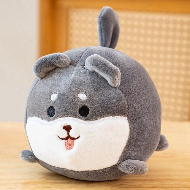 Yiran toy Husky Welpen Plüschtier Paar, 10cm, ab 3 Jahre - Bild 1