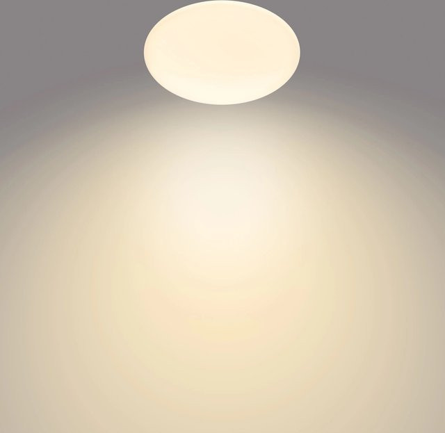Philips LED-Deckenleuchte Moire CL200 in Weiß mit warmweißem Licht (2700 K) und 3800 lm - Bild 1