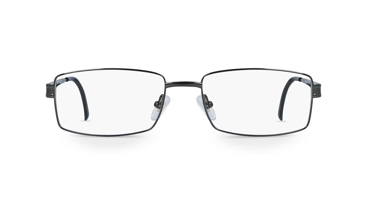 Fielmann OPH 9709 MOD FLEX CL Korrektionsbrille, Vollrand, Quadratisch, Metall, Grau, Herren - Bild 1