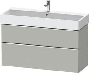 Duravit Waschtischunterschrank D-Neo in Grau, B/T/H: 118,4 x 44,2 x 62,5 cm - Bild 1