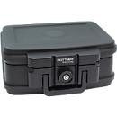Rottner Feuerschutzkassette Fire Data Box 1, 5 l mit Zylinderschloss und Tragegriff, schwarz, B: 38,2 cm, T: 32,4 cm, H: 16,5 cm - Bild 2