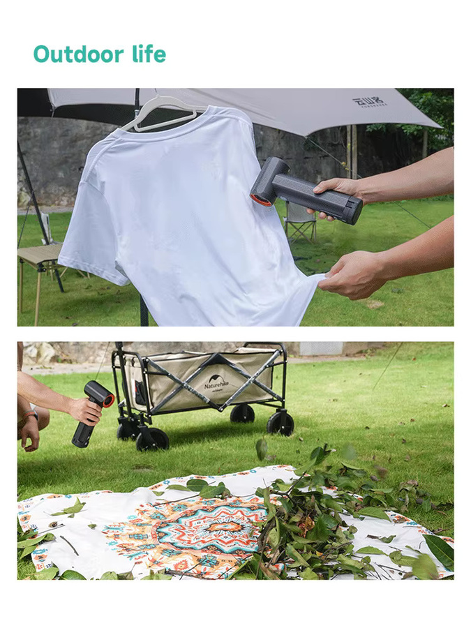 KiCA JetFan Max Handgehaltener Turbo-Ventilator aus Aluminiumlegierung, Schwarz, 785W - Bild 2
