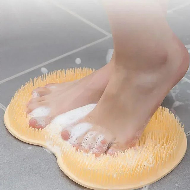 Rückenmassagebürste aus Silikon, Körperreinigung und Fußwäsche, Unisex - Bild 1