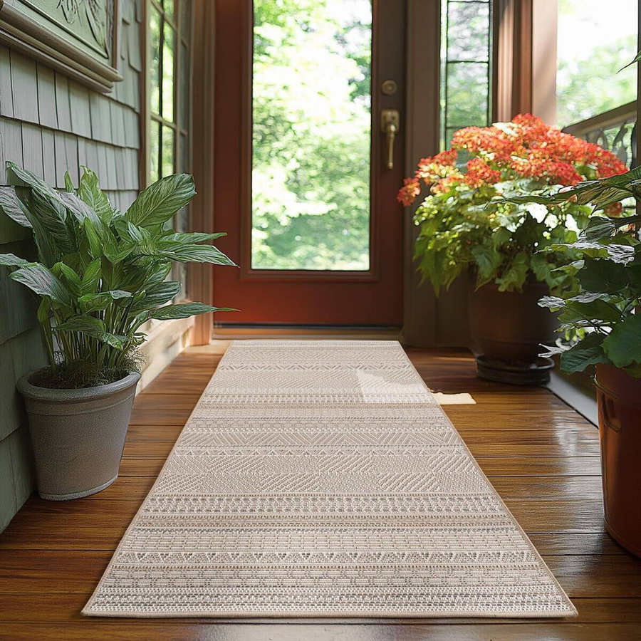 Ayyildiz Outdoor-Teppich Desert beige B/L: 80 x 250 cm - Bild 2