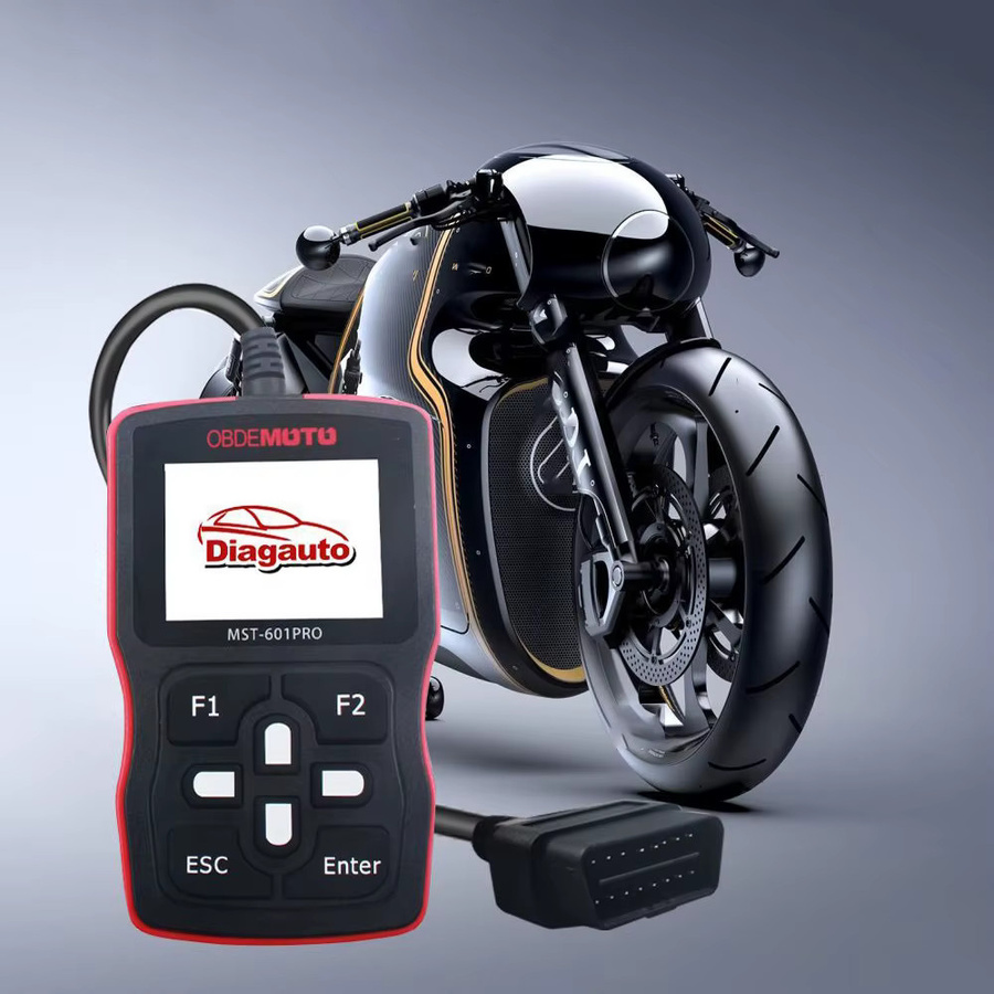 MST 601 PRO Motorrad Scanner OBD2 Code Reader 5in1 Diagnose Werkzeug Schwarz für Suzuki, Honda und Yamaha - Bild 4