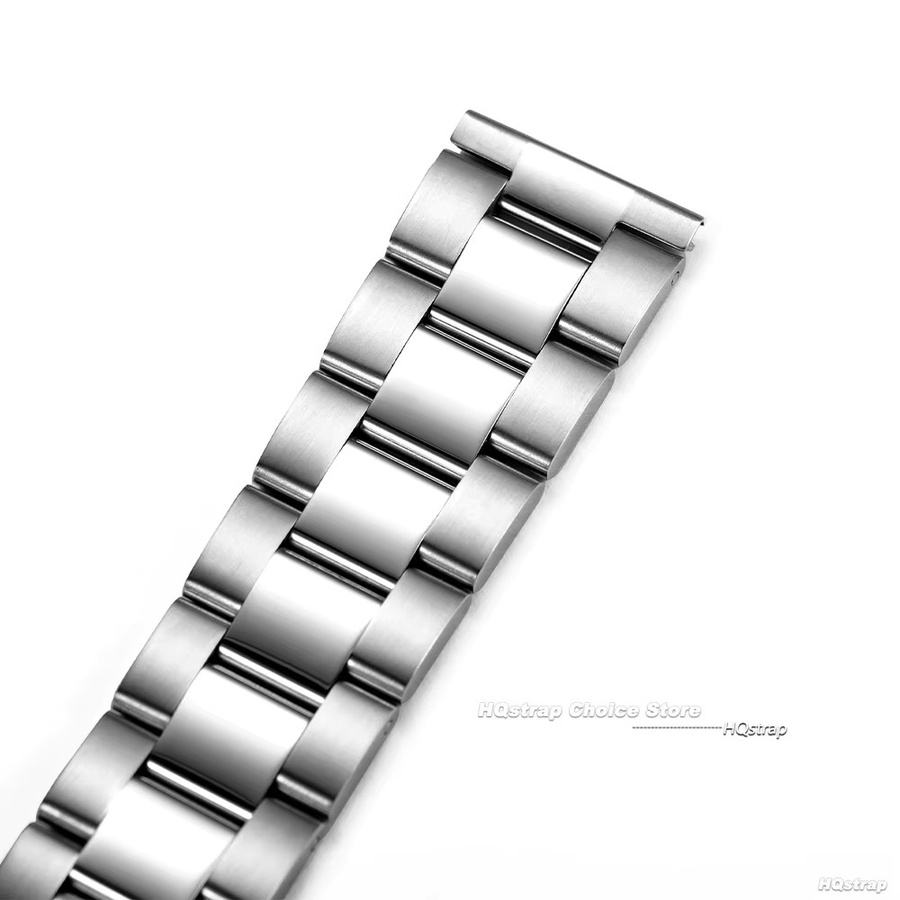 HQstrap Uhrenarmband Edelstahl, Silber, Unisex - Bild 2