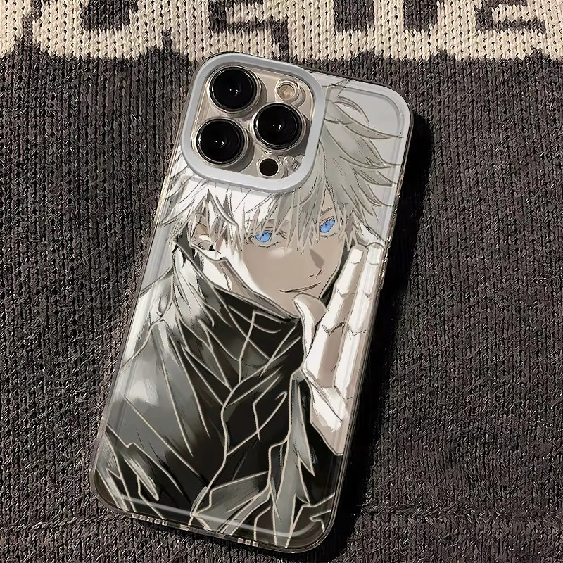 Gojo Satoru Soft Clear Case Schutzhülle für iPhone 11 bis iPhone 15 Pro Max, transparent - Bild 3