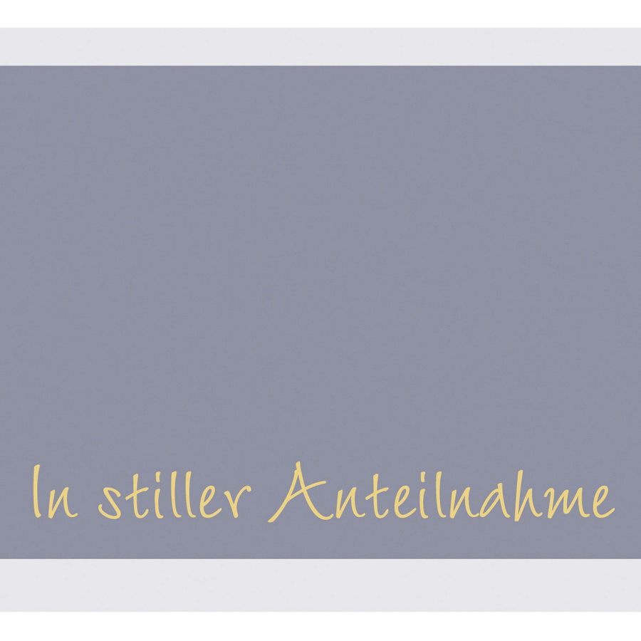 SIGEL Trauerkarte Anteilnahme in Multicolor und Weiß - Bild 2