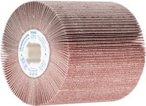PFERD Fächerschleifwalze A120 mit Keilnut 19 mm für universelle Walzenantriebe Ø 100 x 100 mm - Bild 1