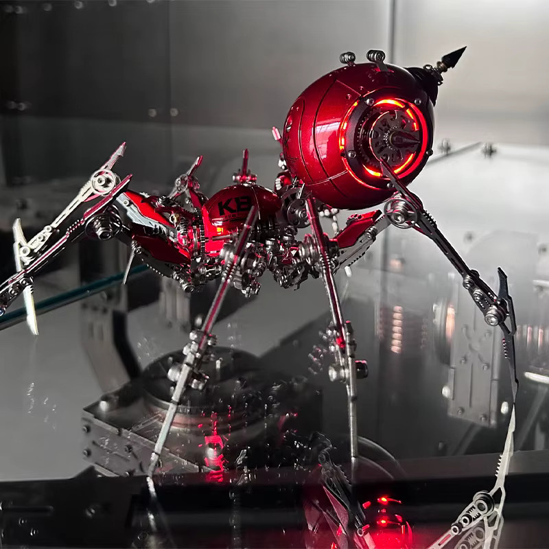 Dragon Zero Metall-Mechanischer Spinnen-Modellbausatz von Bandai in Rot als Steampunk DIY-Montagemodell - Bild 1