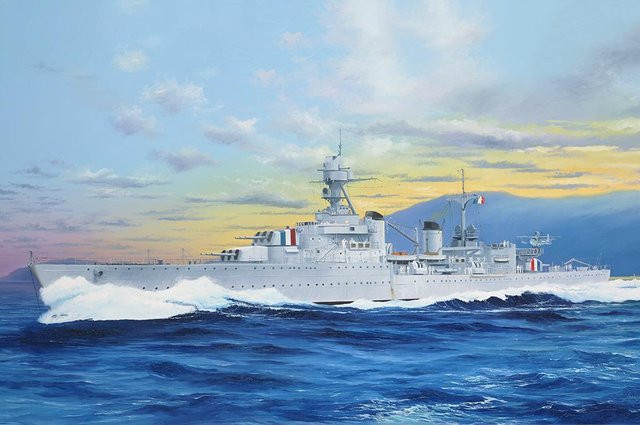 Trumpeter French Light Cruiser Marseillaise, Fahrzeuge, Grau - Bild 1