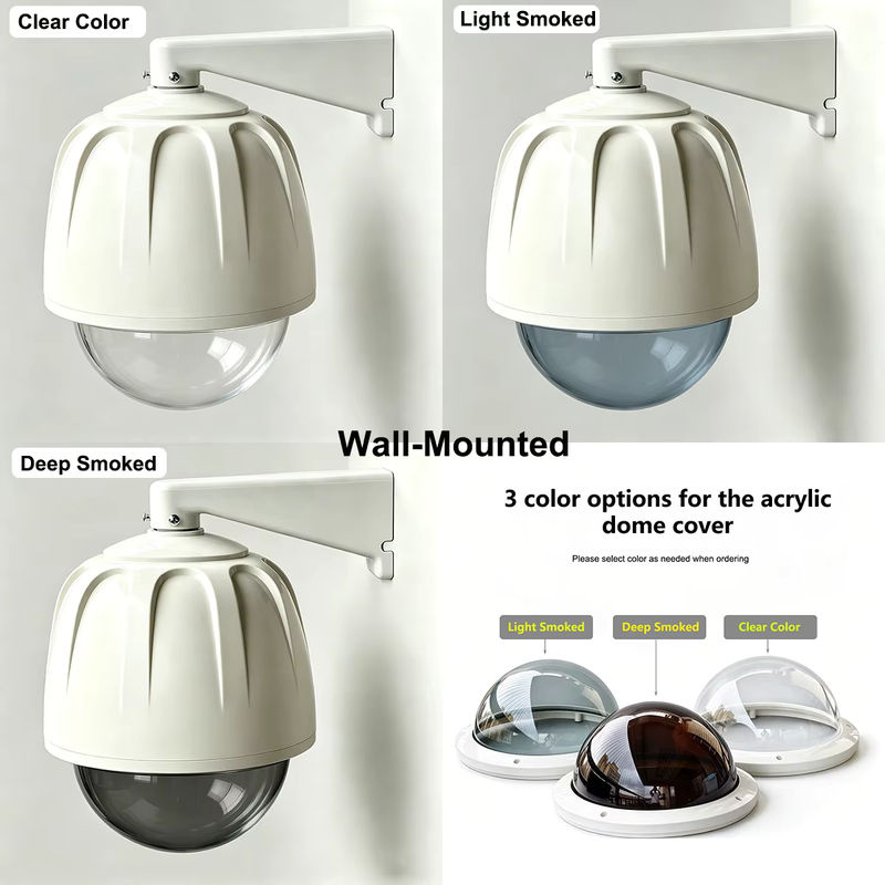 Wasserdichtes 9-Zoll-CCTV-Kameragehäuse für den Außenbereich von OwlCat in Weiß, kompatibel mit Samsung, Hikvision, Sony und Dahua - Bild 4