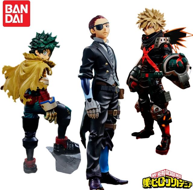 Bandai My Hero Academia Ichiban Kuji Masterlise Anime Figur Katsuki Bakugo Endeavour Hawks Multicolor - Bild 1