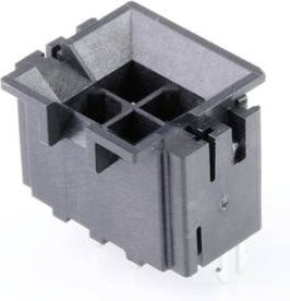Molex Einbau-Stiftleiste Standard Schwarz Gold mit 4 Polzahl und 4.20 mm Rastermaß - Bild 1