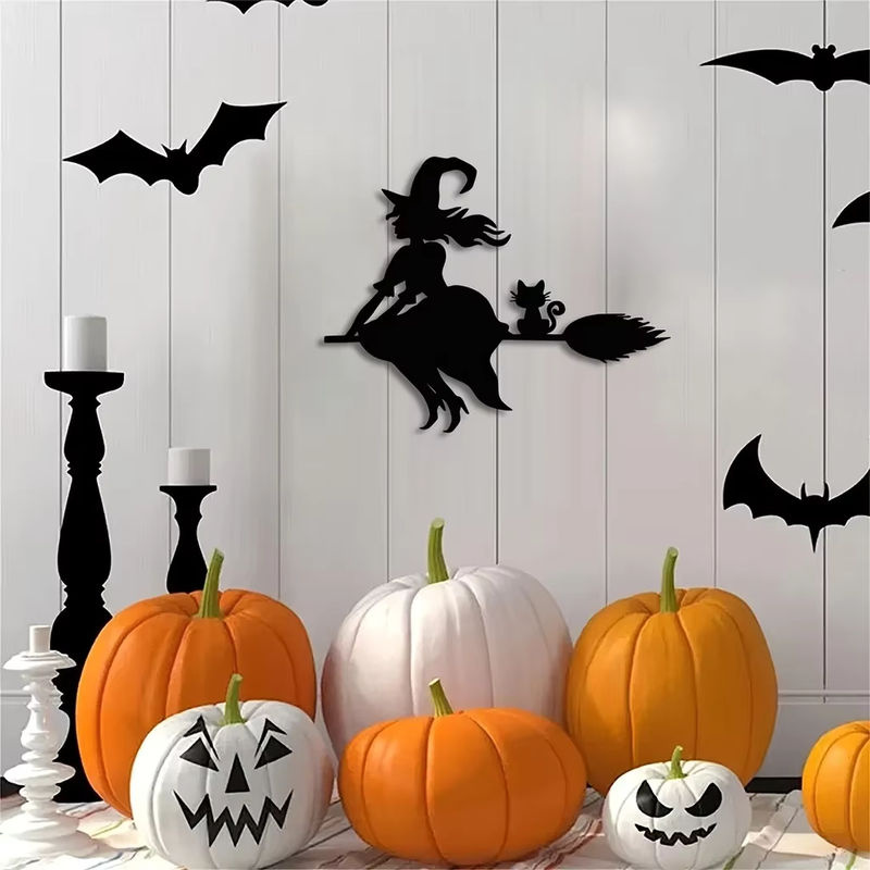CIFBUY Metall-Wanddekoration Schmetterling in Schwarz für Halloween und Wandkunst - Bild 5