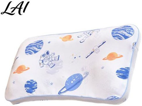 Ergonomisches Babykissen von StormRider in Blau mit Memory-Gel-Schaum und atmungsaktivem Baumwollbezug für Kinder von 6 Monaten bis 8 Jahren - Bild 1