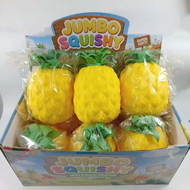 Binchi Fitness Squishy Mais, Ananas, Ente, TPR Mehl, Stressabbau, Dekoration - Bild 1