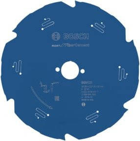 Bosch Expert for Fibre Cement Kreissägeblatt mit Diamantbestückung, Durchmesser: 235 mm, Bohrung: 30 mm, Dicke: 2,2 mm, Farbe: Blau - Bild 1