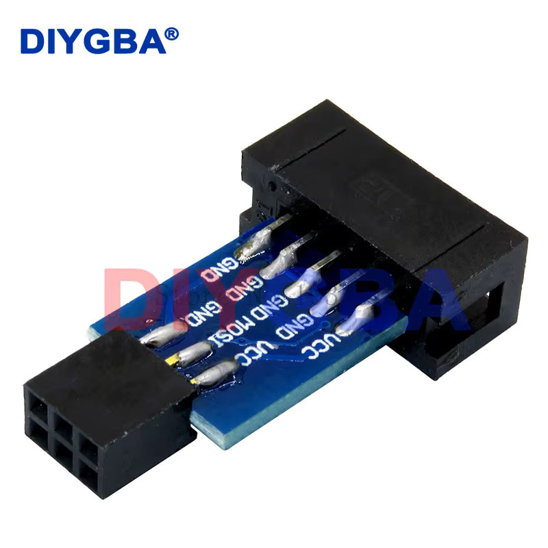 DNIGEF 10-Pin auf 6-Pin Adapter Board für STK500 AVRISP USBASP ISP Interface in Blau - Bild 3