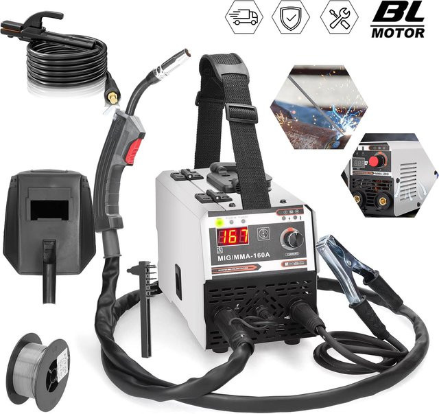 DWiusty 2-in-1 MIG/MMA Schweißgerät in Weiß mit IGBT-Gleichstrom-Inverter-Technologie und CO2-Schutzgasfunktion - Bild 1