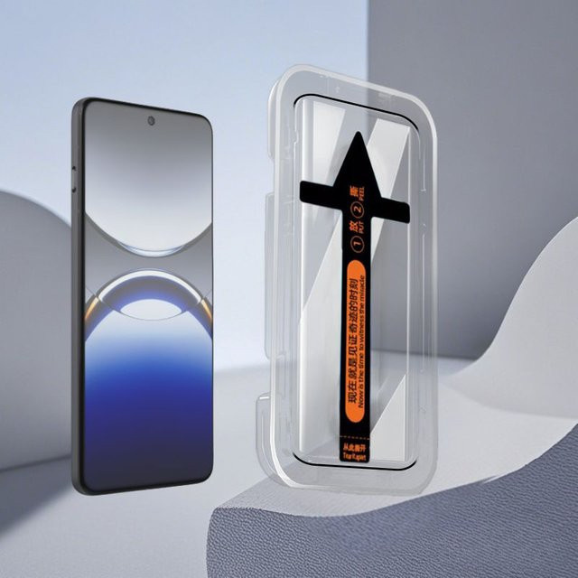 2 Stück Displayschutzfolie aus gehärtetem Glas für OPPO Find X8 Pro und OPPO Find X8 Ultra, transparent, voll gebogen - Bild 1