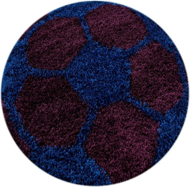Ayyildiz Kinderteppich Fun 6001 Marineblau Rund Ø 120 cm - Bild 1
