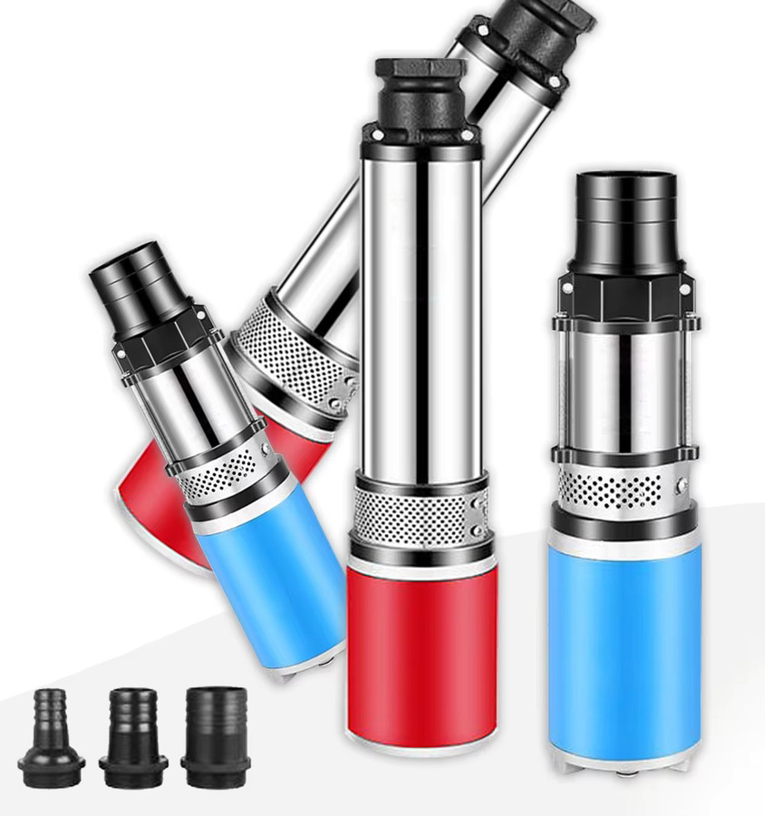 xmshxltd Tragbare Tiefbrunnenpumpe für DC 12V/24V/48V/60V/72V zur Garten- und Ackerbewässerung - Bild 4