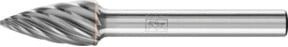 PFERD TOOLS Hartmetall Hochleistungsfrässtift INOX Spitzbogen SPG in Silber, Durchmesser: 10 mm, Länge: 20 mm, Schaft-Durchmesser: 6 mm für Edelstahl - Bild 1