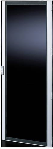 Rittal TS 8610.685 Sichttür aus Aluminium in Transparent, B: 60 cm, H: 180 cm - Bild 1