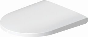 Duravit WC-Sitz D-Neo in D-Form mit Absenkautomatik und Edelstahl-Scharnieren, weiß - Bild 1
