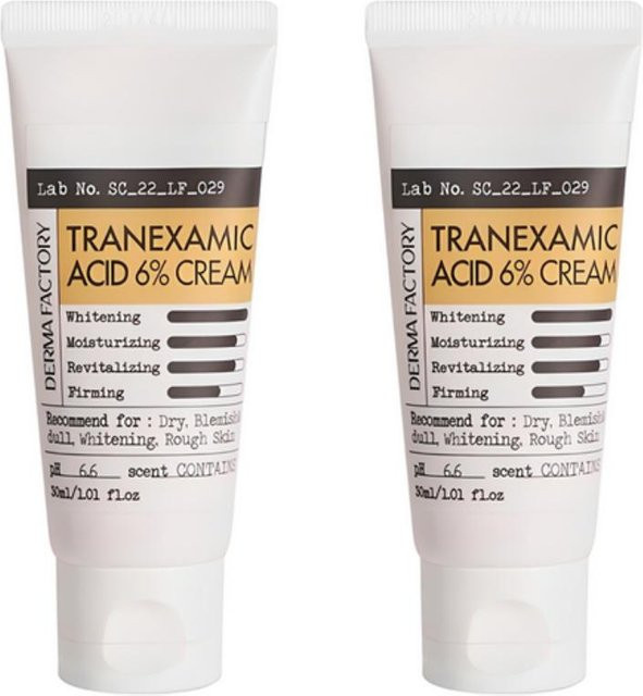 DERMA FACTORY Creme, Tranexamsäure 6%, 2 x 30 ml - Bild 1