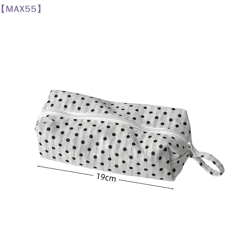 JTZTF Federmäppchen mit Polka-Dot-Design, großes Schreibwarenbeutel und Make-up-Tasche für Studenten und Erwachsene - Bild 2
