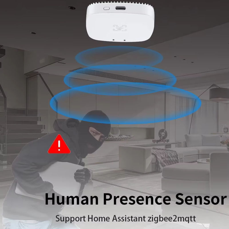 Tuya Smart Menschliche Präsenzerkennung Tuya WiFi/Zigbee PIR Sensor und Radar Detektor in Weiß - Bild 2