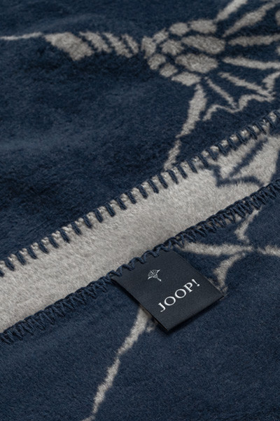 Wohndecke JOOP! FABRICS COLLECTION CORNFLOWER in Graphit/Marine, B: 150 cm, L: 200 cm - Bild 3