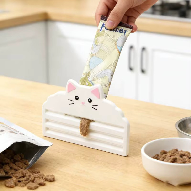 pawstrip Haustier-Nassfutter-Quetschlöffel für Katzen und Leckerlis in Pink - Bild 2