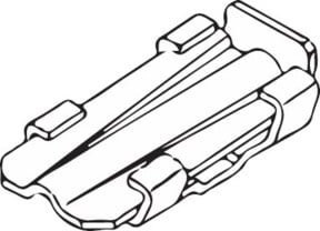 E-NORMpro Keilverbinder feuerverzinkt für Klemmbereich bis 30mm aus Stahl - Bild 1
