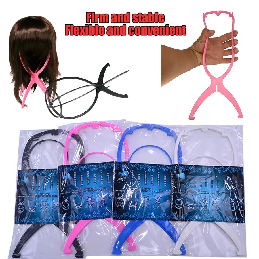Perückenständer aus Kunststoff, faltbar, Unisex - Bild 4