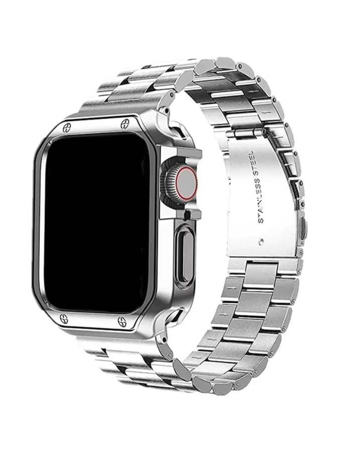 Uhrenarmband Edelstahl, Silber, Unisex - Bild 2