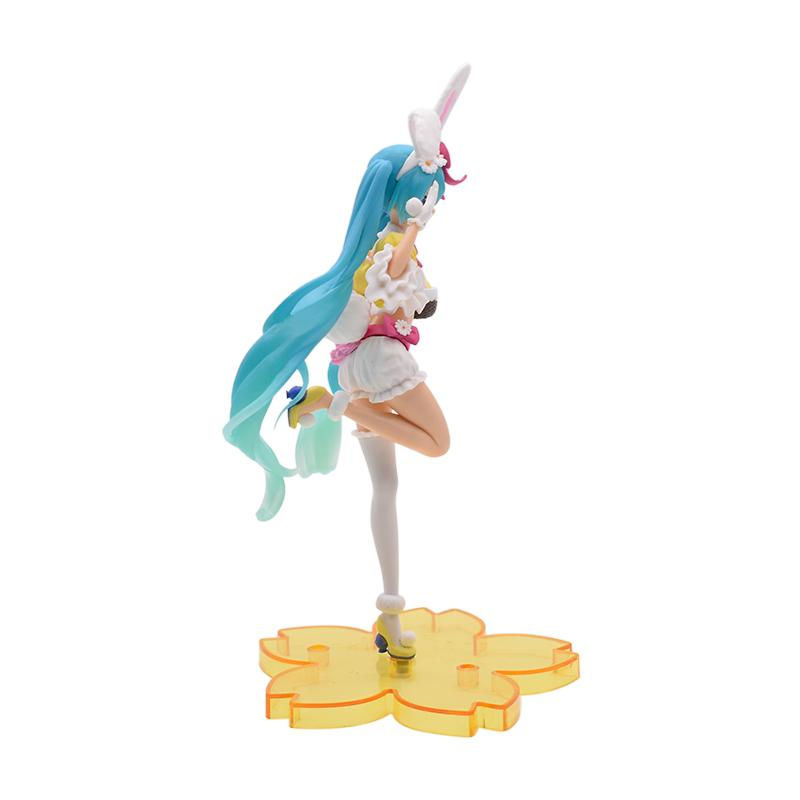 Hatsune Miku Anime Figur von Fashnics in Rosa mit Kirschblüten-Design aus PVC, Höhe: 20,32 cm - Bild 2