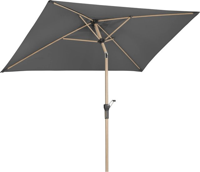 Schneider Marktschirm Anthrazit mit Knickfunktion und UV 50+ Schutz, B: 230 cm, T: 150 cm - Bild 1