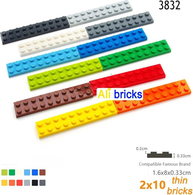 JIAJIALE DIY Bausteine Dünne Zahlen Bricks, 5-teiliges Set, Kunststoff - Bild 1