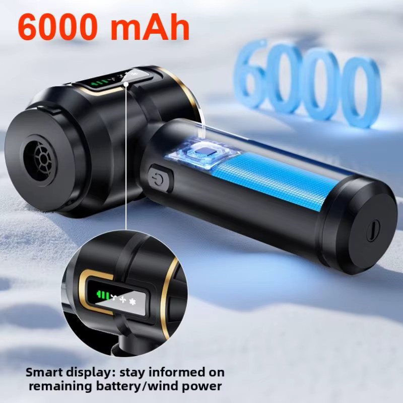 SUITU Kabelloser Mini-Handstaubsauger mit 998000PA Saugkraft, Tragbarer Drahtloser Reiniger für Auto und Haushalt, Schwarz - Bild 6